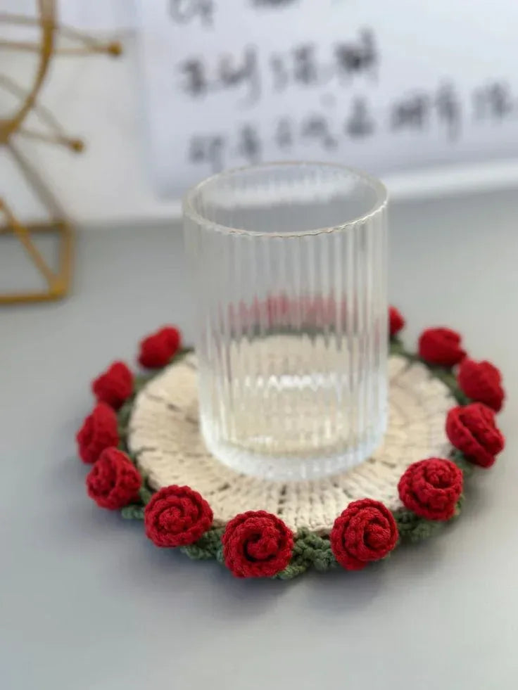 Handmade Crochet Coaster – Stylish, Heat-Resistant & Reusable