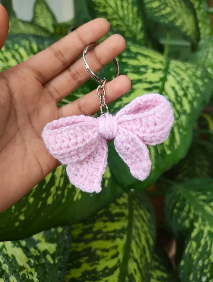 Handmade Crochet Strawberry Keychain β Cute & Colorful Key Holder and Bag Charm