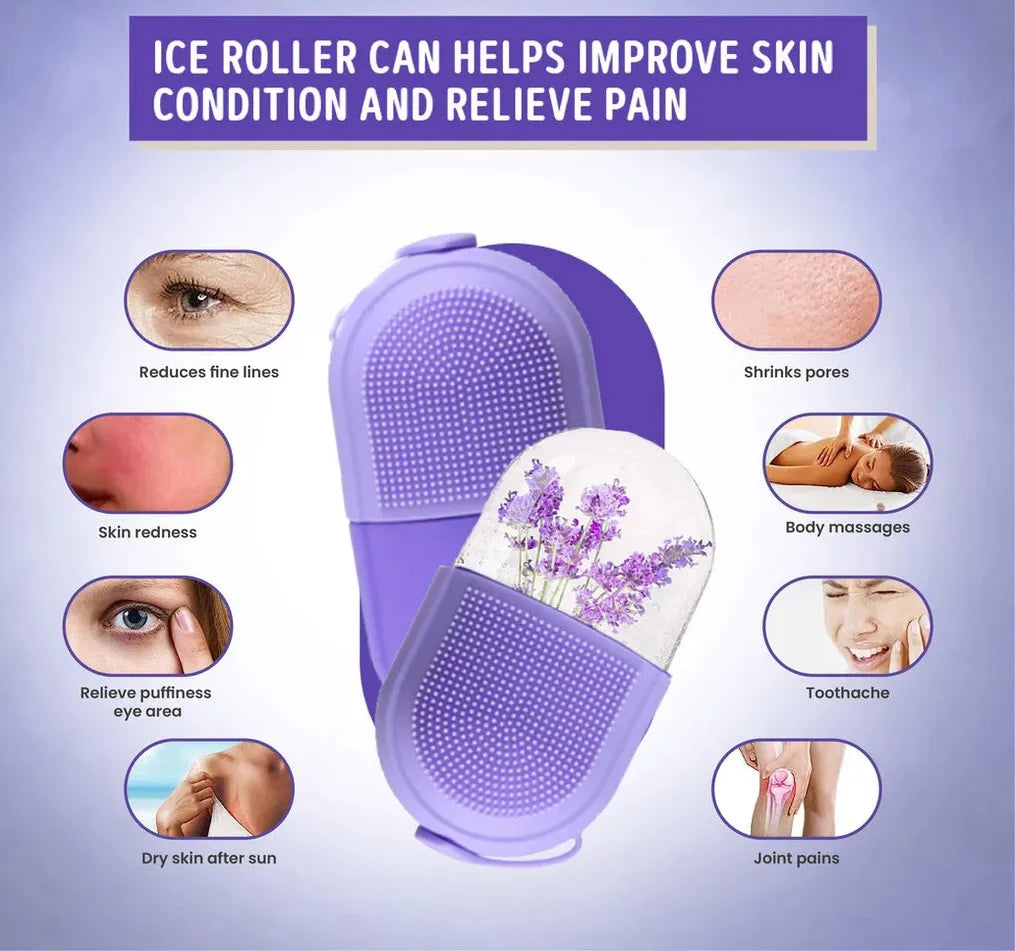 Reusable Silicon Ice Roller Massager