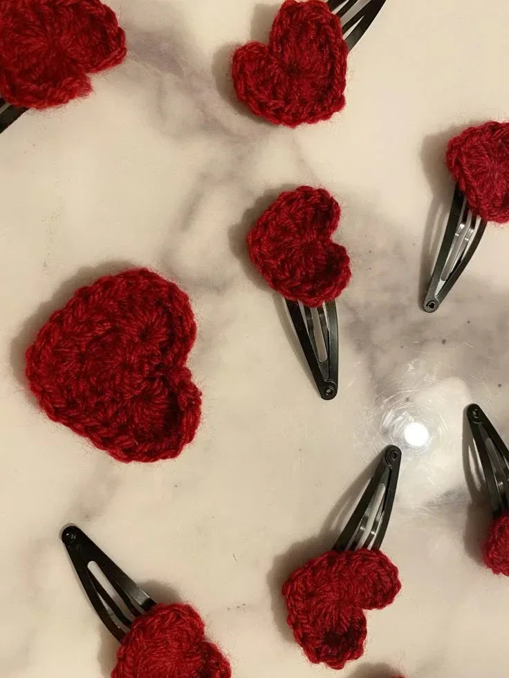 Handmade Crochet Hair Clips – Cute, Soft & Trendy Accessories