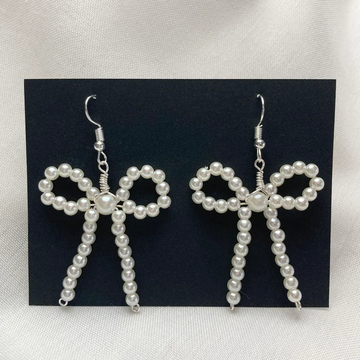 Bow Pearl Earrings – Cute, Elegant & Trendy Jewelry