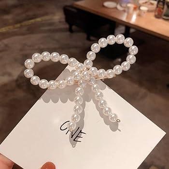 Pearl Bow Hair Clip – Elegant, Stylish & Trendy Hair Accessory
