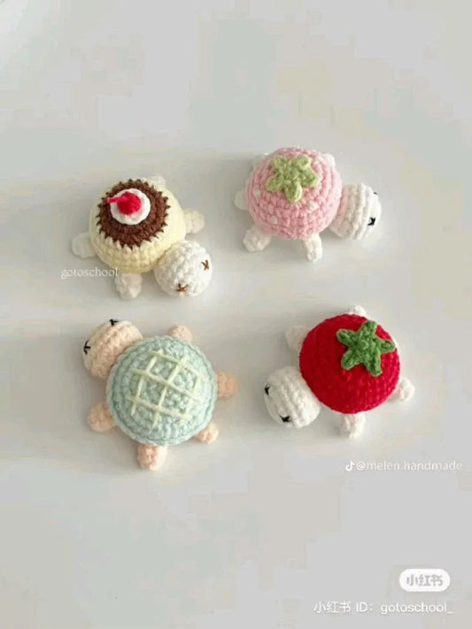 Turtle keychain | Handmade Crochet Keychain