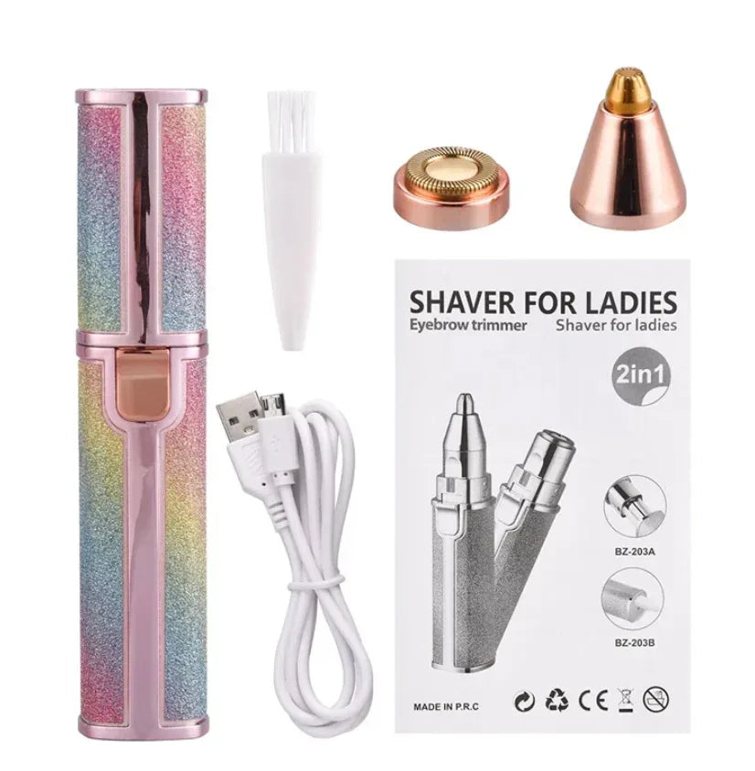 2 in 1 Eyebrow Electric Trimmer