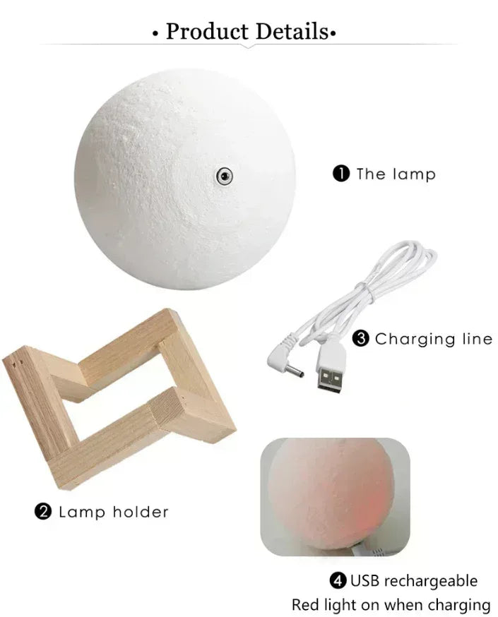 3D Print Moon Lamp