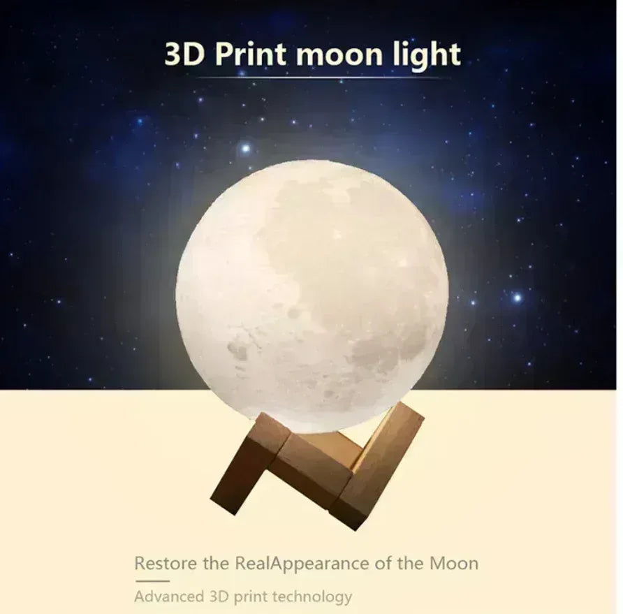 3D Print Moon Lamp