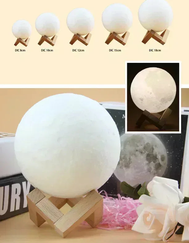 3D Print Moon Lamp