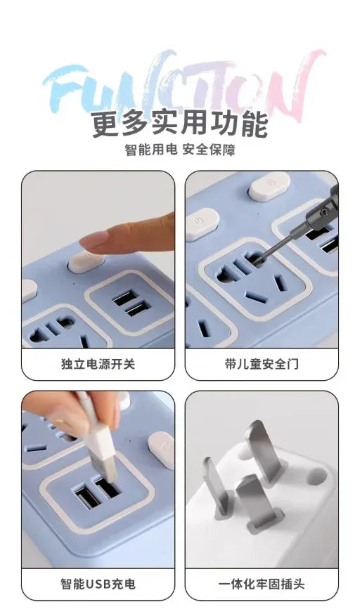 Multi functional wireless socket