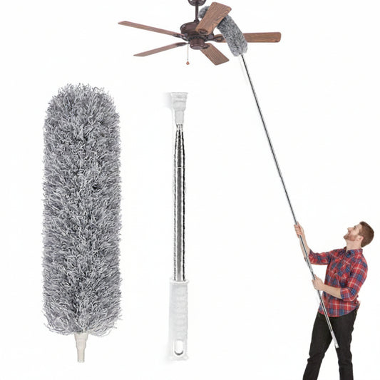 Extendable Feather Duster Microfiber Long Mop
