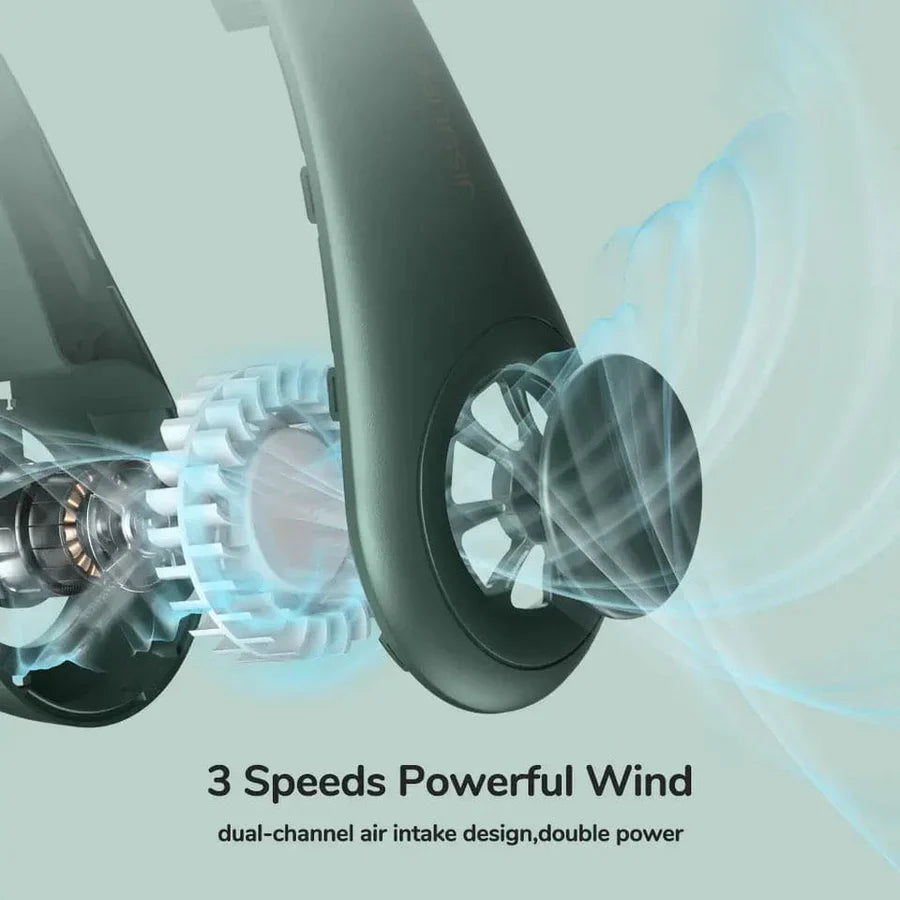Portable Bladeless Hanging Neck Fan - (IMPORTED)