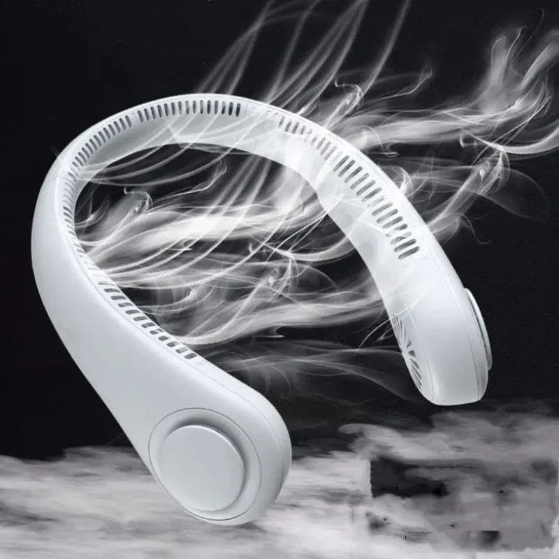 Portable Bladeless Hanging Neck Fan - (IMPORTED)