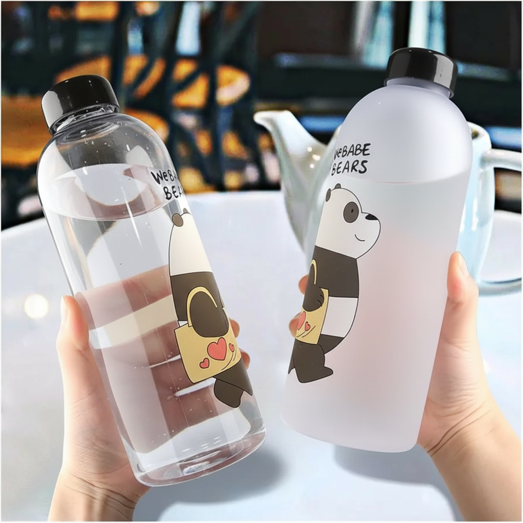 Panda Bear Cute Water Bottles