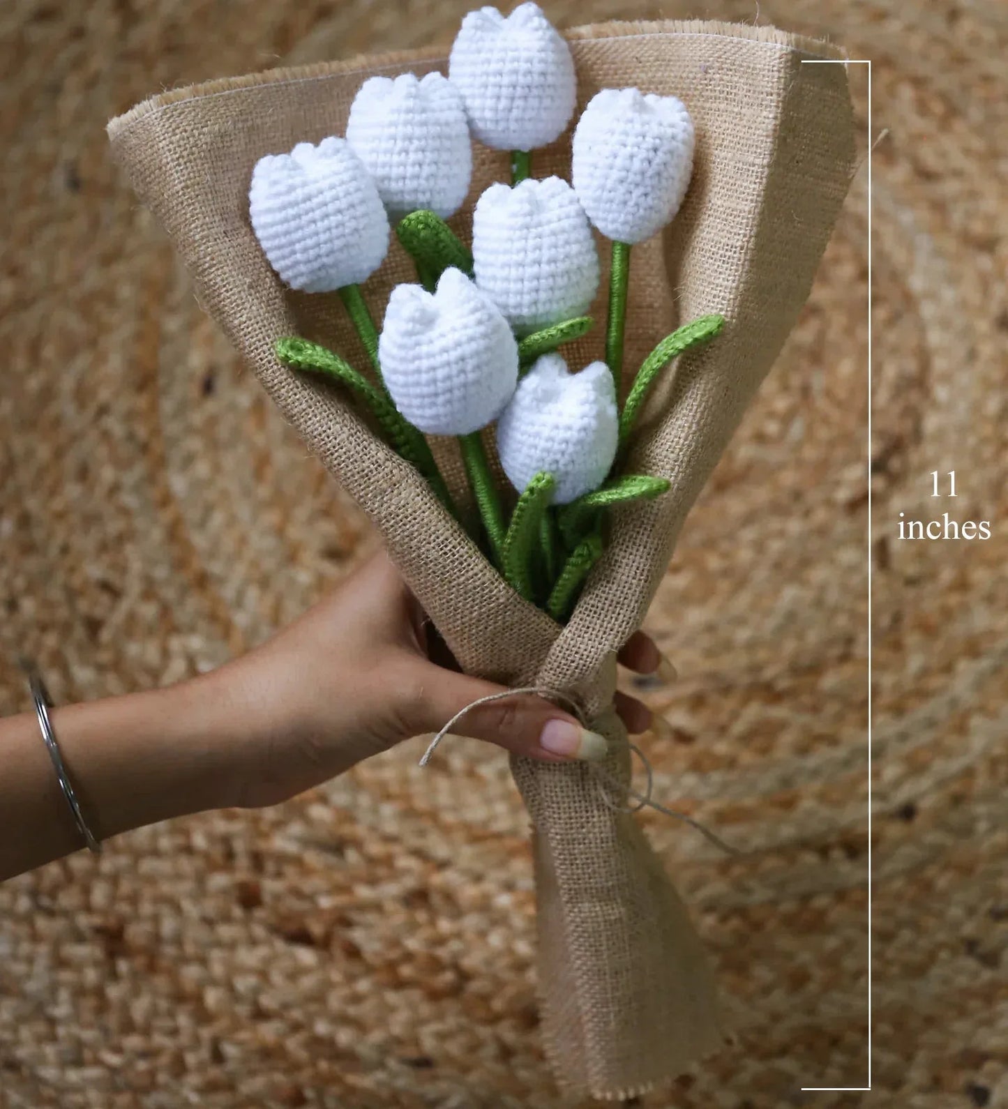 Handcrafted Crochet Tulip Bouquet