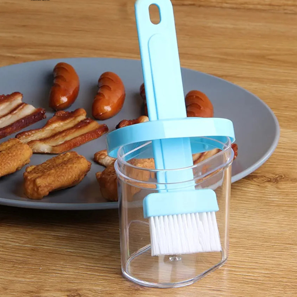 2 In 1 Oil Container With Brush