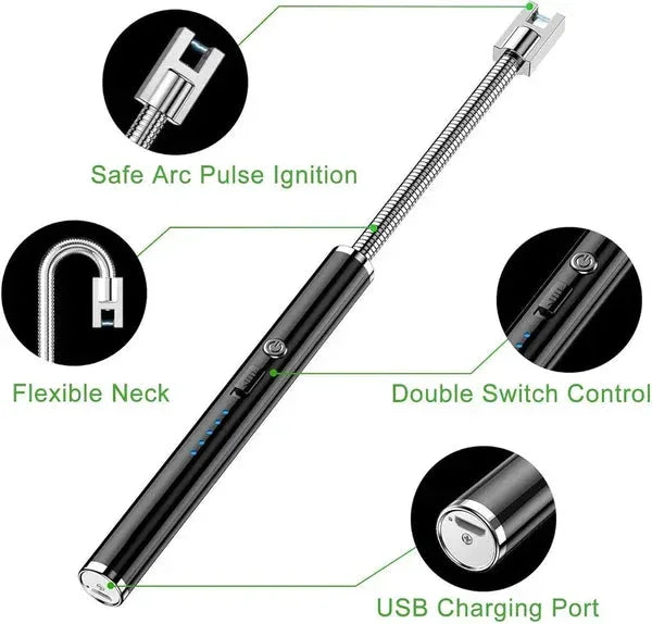 Electric Arc Lighter with 360°Flexiblity