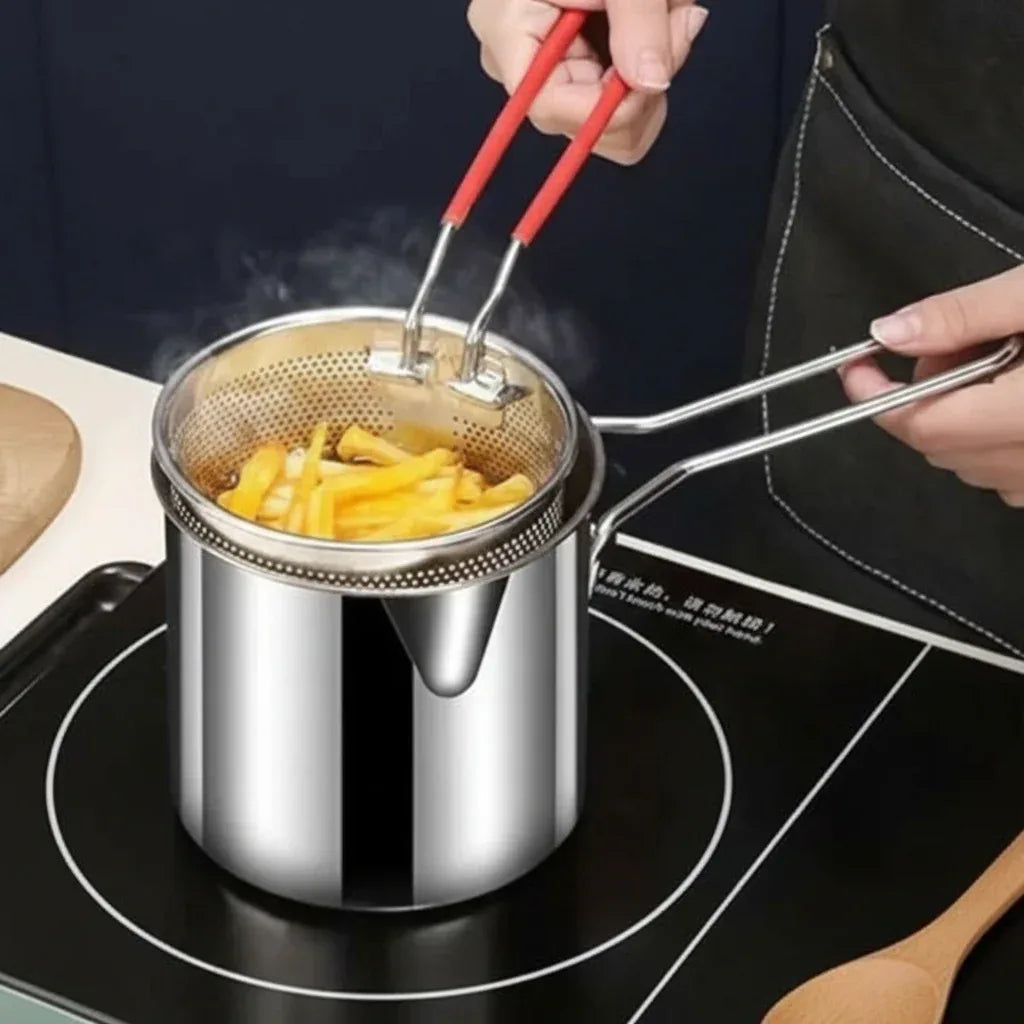 Deep Fryer Pot With Basket