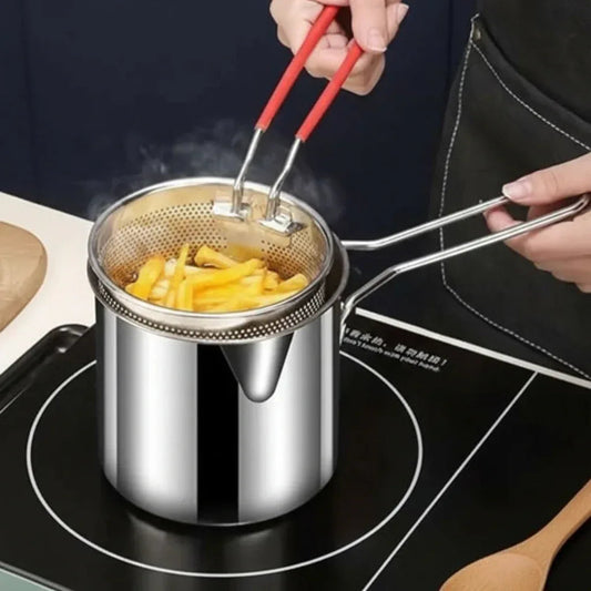 Deep Fryer Pot With Basket